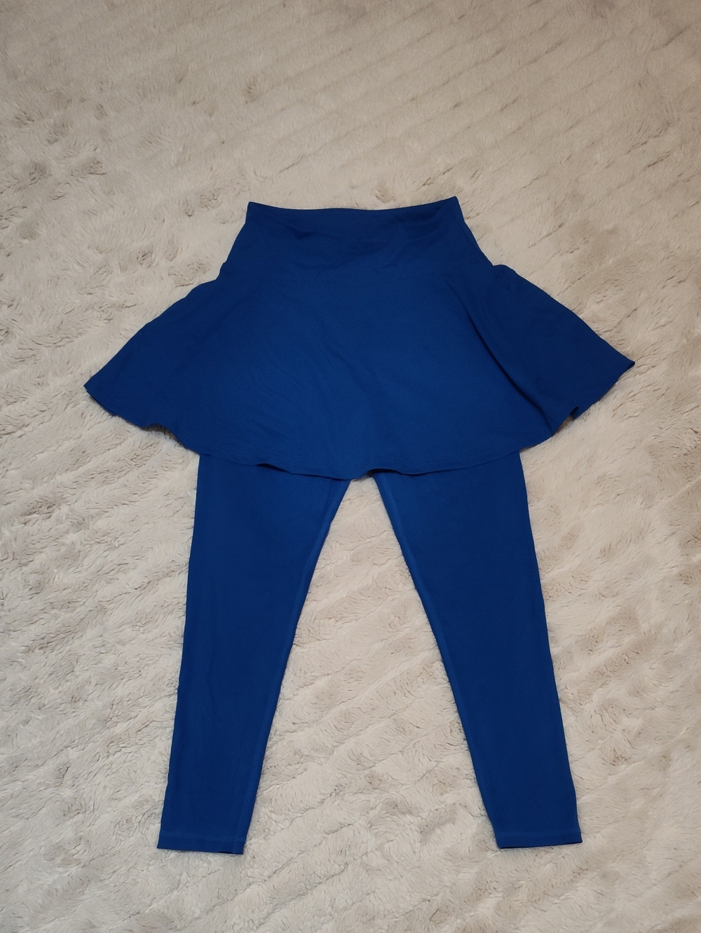 Blue Women's Skirted Leggings (Stain On Backside)